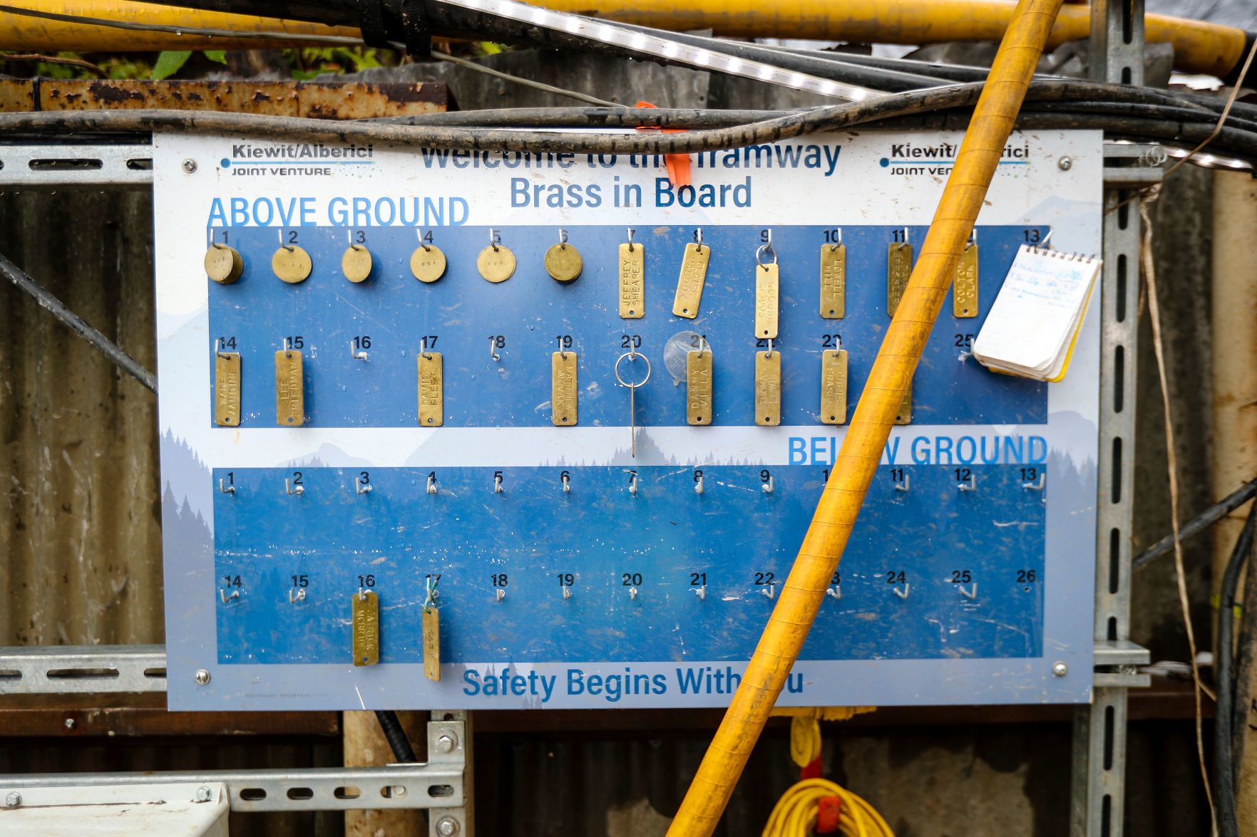 Conveyor site at the Sanford Lab